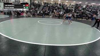 138 lbs Quarterfinal - Blake Irvine, Immortal Athletics Wrestling vs Ian Giancola, Next Level Training Academy