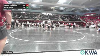 70 lbs Consolation - Daxton Epperson, Morrison Takedown Club vs Rylen Knight, Owasso Takedown Club