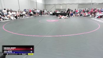 145 lbs Placement Matches (16 Team) - Nevada Berry, Arkansas Red vs Ava Hicks, South Carolina