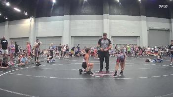 72 lbs Round 4 (8 Team) - Isaias Galindo, Backyard Brawlers Gold vs Drake Melton, Backyard Brawlers Red