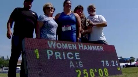 DeAnna Price Resets U.S. Record, WL With Fourth-Best Hammer Throw Ever