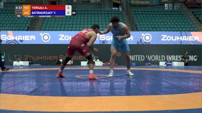 125 kg - Alisher Yergali, KAZ vs Yusup Batirmurzaev, KAZ
