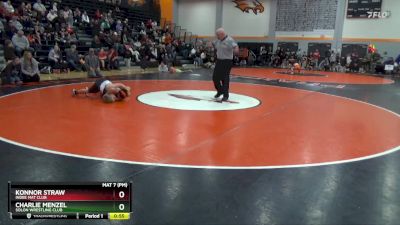 N-16 lbs Quarterfinal - Konnor Straw, Indee Mat Club vs Charlie Menzel, Solon Wrestling Club