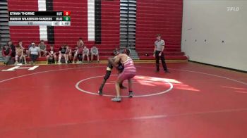 132 lbs Round 3 (3 Team) - Ethan Thorne, Hartselle vs Marion Wilkerson-Sanders, Mcadory