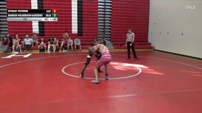 132 lbs Round 3 (3 Team) - Ethan Thorne, Hartselle vs Marion Wilkerson-Sanders, Mcadory