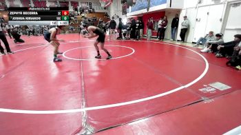 120 lbs Champ. Round 1 - Joshua Kiriakos, Yucaipa vs Zephyr Becerra, San Clemente