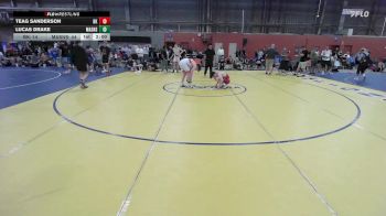 160 lbs Rr Rnd 3 - Teag Sanderson, Bad Karma - MSE vs Lucas Drake, Mat Assassins Red - MSE
