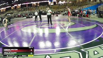 132 lbs Champ. Round 1 - Jordan Weltzin, Thompson HS vs Froilan Olano, Palmetto Ridge H.S.