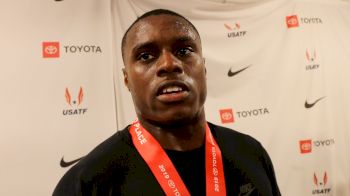 Christian Coleman, 2nd In 200m, Says He Tries Not To Watch Lyles' Celebrations