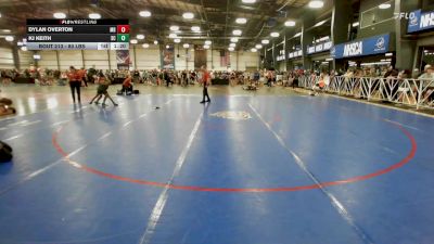 80 lbs Round Of 16 - Dylan Overton, MD vs Kj Keith, SC