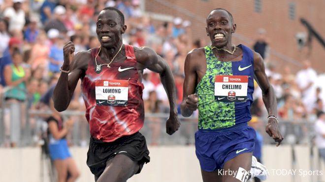 Houlihan, Lomong Complete Distance Doubles At USAs
