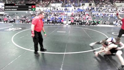 150 lbs Lincoln Keller, Evansville vs Austin Wendt, Coleman