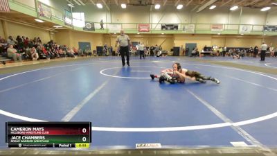 60 lbs Round 2 - Jace Chambers, Rogue Warrior Wrestling vs Cameron Mays, Hillsboro Wrestling Club