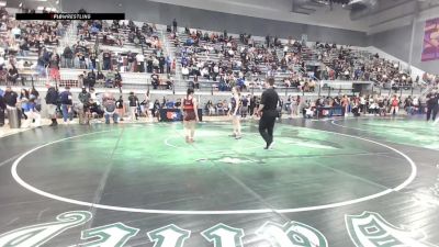 U15 Women - 54 lbs Cons. Round 2 - Layla Namerow, PA vs Kyra McMahon, MT