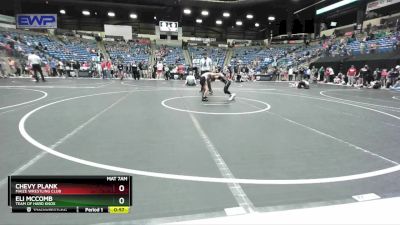 58 lbs 3rd Place Match - Eli McComb, Team Of Hard Knox vs Chevy Plank, Maize Wrestling Club