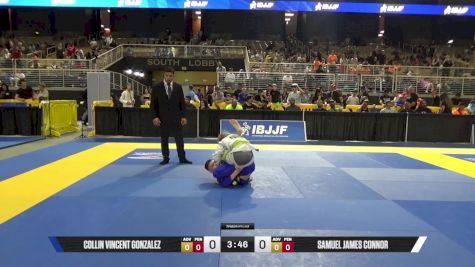 Samuel James Connor vs Collin Vincent Gonzalez 2025 Pan Kids Jiu-Jitsu IBJJF Championship