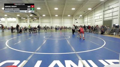 105 lbs Consolation - Abigail Grady, Maine Trappers WC vs Madeleine Sousa, Merrimack