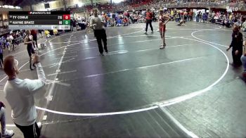 95 lbs Cons. Round 1 - Kayne Spatz, Nebraska Boyz vs Ty Coble, 2TG