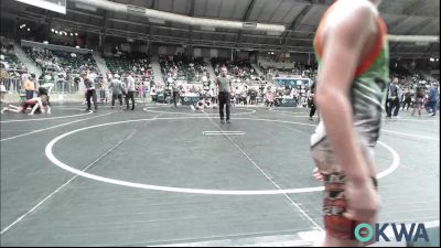 61 lbs Consi Of 8 #2 - Trent Korb, Vinita Kids Wrestling vs Maverick Bunce, Salina Wrestling Club