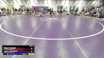 110 lbs Round 1 (10 Team) - Molly Spader, Sudden Victory vs Sasha Williams, Husky WC Navy