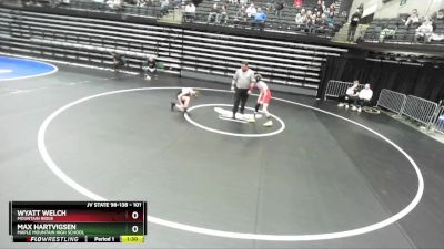 101 lbs Champ. Round 2 - Wyatt Welch, Mountain Ridge vs Max Hartvigsen, Maple Mountain High School