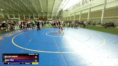 62 lbs Semifinal - Dillon Sweat, MT vs Zeke Pina, AZ