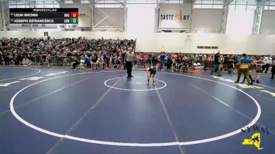 58 lbs Cons. Round 3 - Leuk Brown, Akron Wrestling Club vs Joseph DiFrancesca, Greece Storm Wrestling