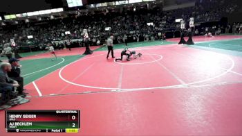 84 lbs Quarterfinal - Henry Geiger, GVL2 vs Aj Bechlem, WSW1