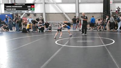 53 lbs Cons. Semis - Adriel Rasmussen, Rock Of Redmond Wrestling vs Jacob Byer, Cowboy Mat Club