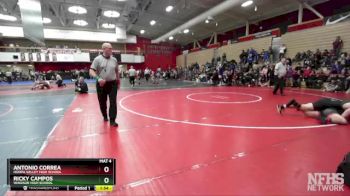 192 lbs Quarterfinal - Ricky Campos, Windsor High School vs Antonio Correa, Hoopa Valley High School