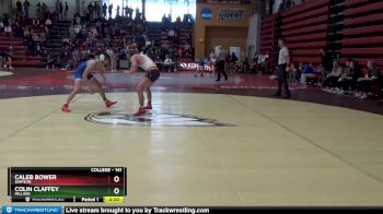 141 lbs Champ. Round 1 - Caleb Bower, Simpson vs Colin Claffey, Millikin