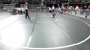 45 lbs Quarterfinal - Bryson Grossman, Pohatcong vs Greyson Godfrey, Sicklerville