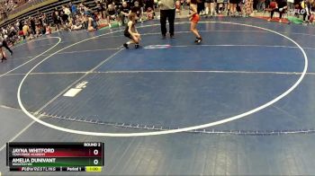 60 lbs Round 2 - Jayna Whitford, Team Pride Academy vs Amelia Dunivant, Wasatch WC