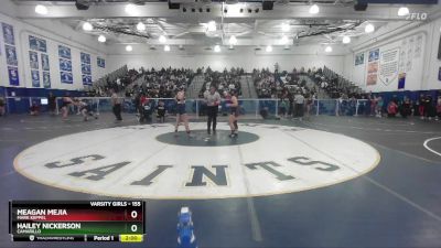 155 lbs Champ. Round 2 - Hailey NIckerson, Camarillo vs Meagan Mejia, Mark Keppel