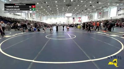 67 lbs 3rd Place Match - Connor Alger, Club Not Listed vs Malachi Miller, Anarchy Wrestling