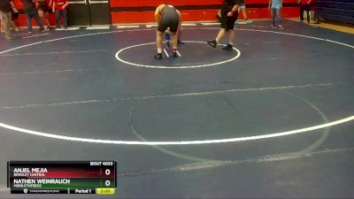220 lbs Cons. Round 1 - Anjel Mejia, Bradley Central vs Nathen Weinrauch, MiddleTNFreco