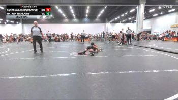 70 lbs Semifinal - Nathan Markham, Bison Takedown Club vs Lucas Alexander Ducos, Nbwa