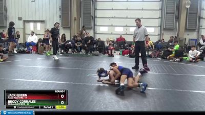 68 lbs Round 1 (6 Team) - Jack Queen, AACO Allstars vs Brody Corrales, So Cal Hammers