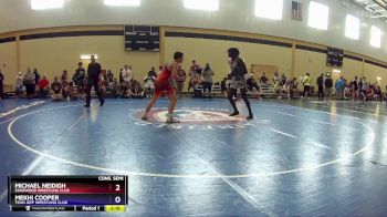 157 lbs Cons. Semi - Michael Neidigh, Edgewood Wrestling Club vs Mekhi Cooper, Team Jeff Wrestling Club