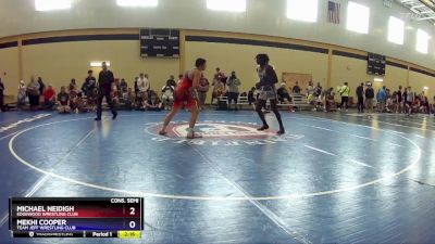 157 lbs Cons. Semi - Michael Neidigh, Edgewood Wrestling Club vs Mekhi Cooper, Team Jeff Wrestling Club