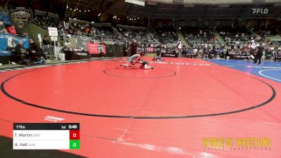 77 lbs Consi Of 8 #2 - Ty Martin, Immortal Athletics WC vs Alex Hall, Greater Heights Wrestling