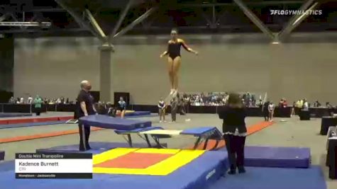 Kadence Burnett - Double Mini Trampoline, CTR - 2021 USA Gymnastics Championships