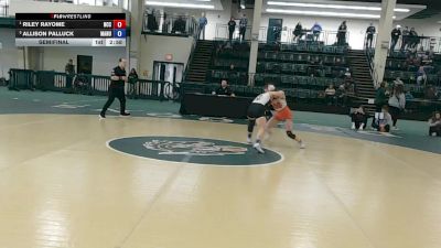 117 lbs Semifinal - Riley Rayome, North Central College vs Allison Palluck, Manchester