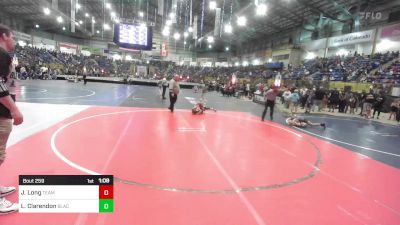 65 lbs Round Of 16 - Jaxson Long, Team Grand Valley Elite vs Logan Clarendon, Black Fox Wrestling Academy