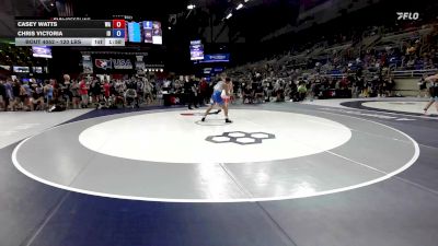 120 lbs Champ. Rd Of 128 - Casey Watts, WA vs Chris Victoria, ID