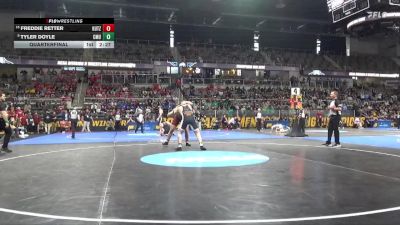 285 lbs Quarterfinal - Freddie Retter, Kutztown vs Tyler Doyle, Colorado Mesa