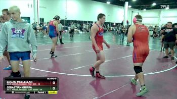 215 lbs Round 5 (16 Team) - Logan Mcclellan, S.E.O. Wrestling Club- Team Red vs Sebastian Grippa, S.E.O. Wrestling Club- Team White