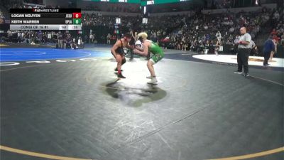 215 lbs Consi Of 16 #1 - Logan Nguyen, Jesuit (SJ) vs Keith Warren, Upland (SS)