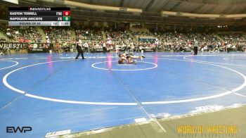 80 lbs Round Of 64 - Easton Terrell, Team Tulsa Wrestling Club vs Napoleon Aniciete, Aniciete Training Club