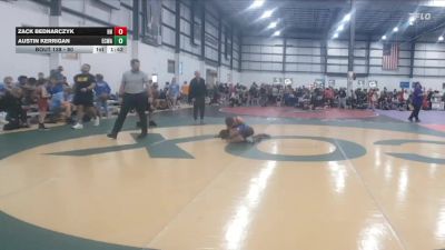 80 lbs Quarterfinal - Austin Kerrigan, East Carolina Wrestling Academ vs Zack Bednarczyk, Hanover Hawkeye
